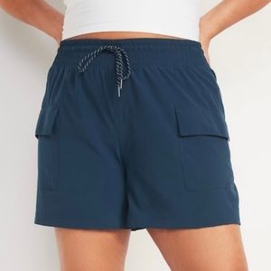 Old Navy dark blue XL cargo workout shorts